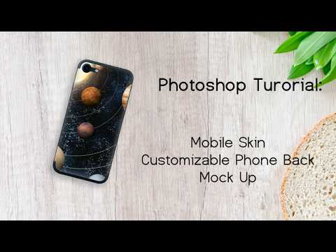 Photoshop Tutorial - Mobile Phone Mock Up | Mobile Skin