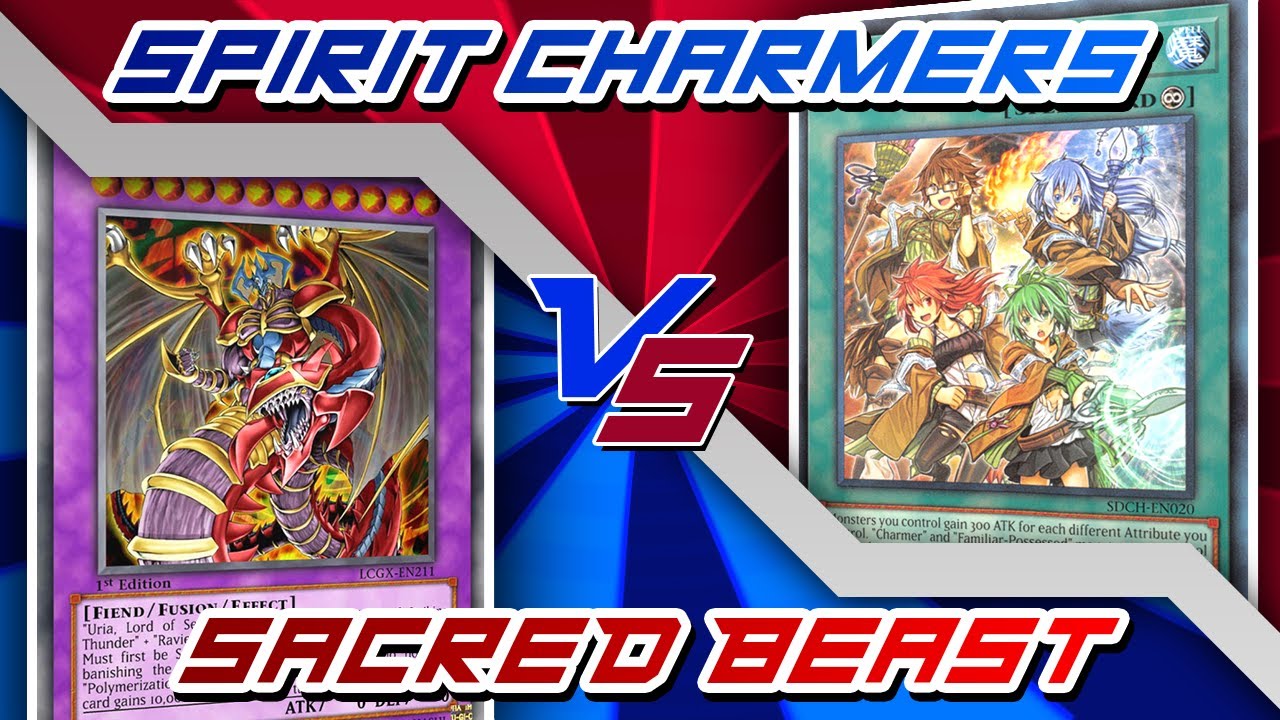 YU-GI-OH! TCG - DUELO SINGULAR ENTRE ESTRUTURAIS - SACRED BEAST VS SPIRIT CHARMERS - 10K DE ATK??