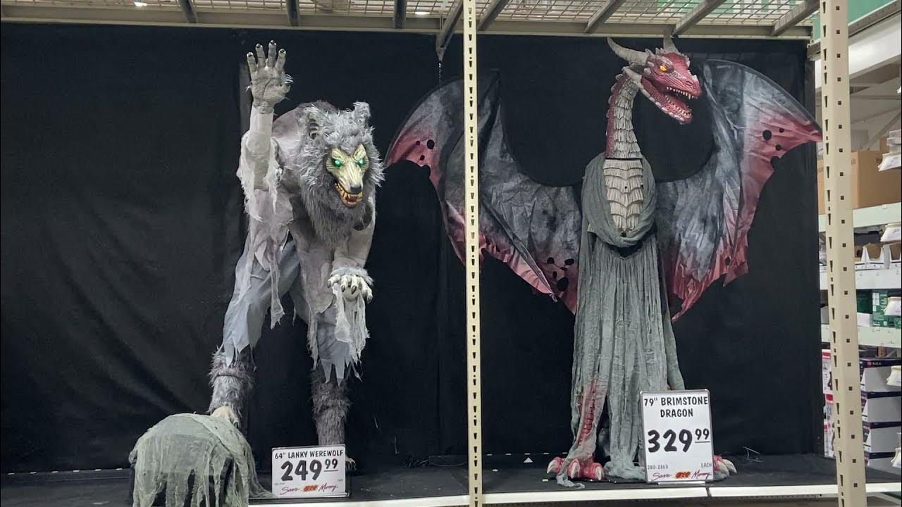 Lanky Werewolf & Brimstone Dragon (Seasonal Visions) Menards