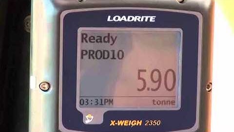 Loadrite X-Weigh 2350 Promotional Video
