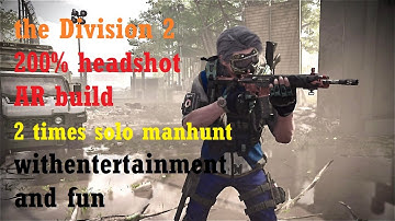 The division 2  AR 200% headshot damage pvp build
