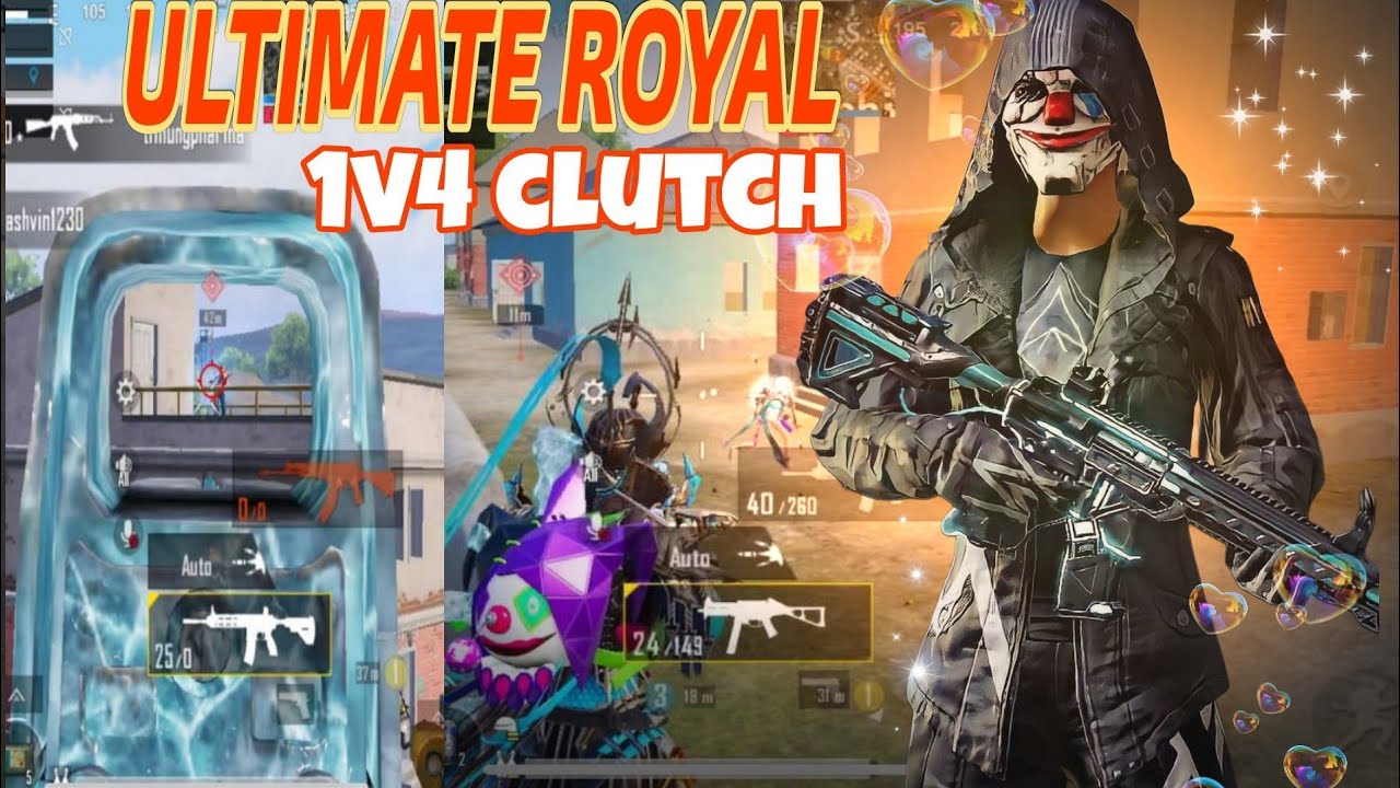 ultimate royale clutches | ULTIMATE ROYAL | best 1v4 clutch bgmi - YouTube