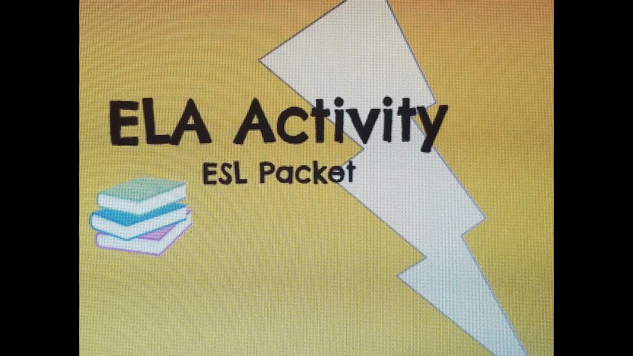 Activity 8 ESL Echo Reading