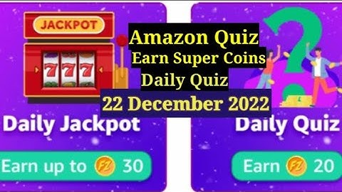 Amazon Fz Coins Quiz Answer today || Amazon Quiz 22 December 2022
