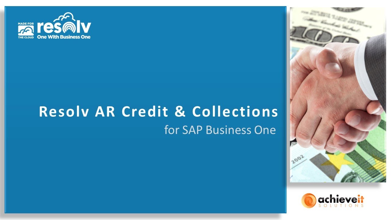 Resolv AR Collections for SAP Business One 10.0