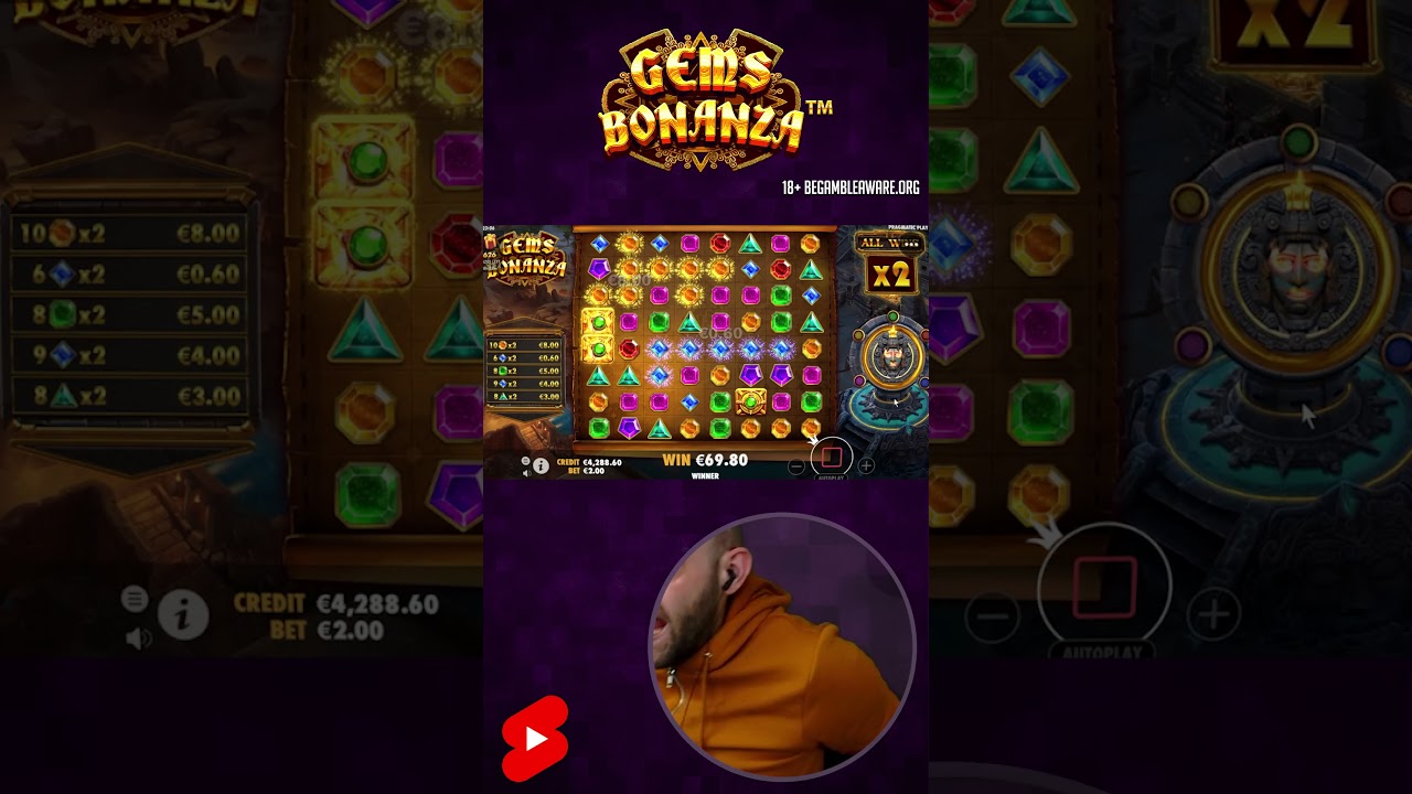 Gems Bonanza 2 евро 1135,5x