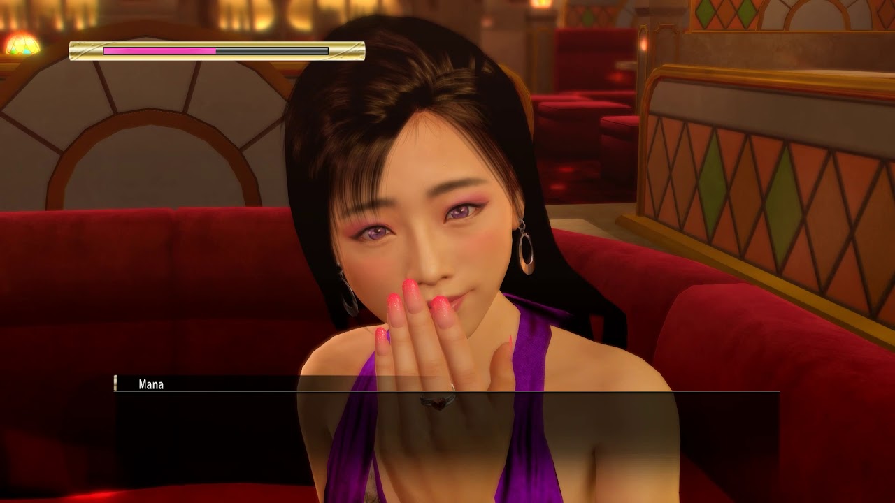 Yakuza 0 Mana's training customer service final YouTube