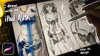 ☁️ chill sketching ￤Ipad ASMR ￤digital art 🎨 .ᐟ ˚✧ ˖ [ NO MUSIC, procreate real time ]