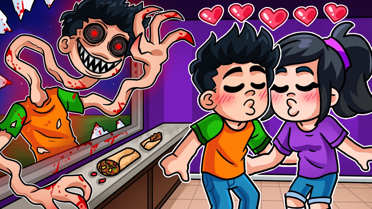 TUVE UNA CITA CON ADRI SF VENDIENDO SHAWARMAS A LAS 3AM | SCARY SHAWARMA KIOSK ROBLOX | JONDRES GC