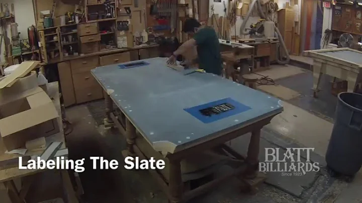 Slate Gluing, Drilling & Finishing