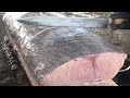 Big knife cuts giant Marlin - Taiwanese seafood