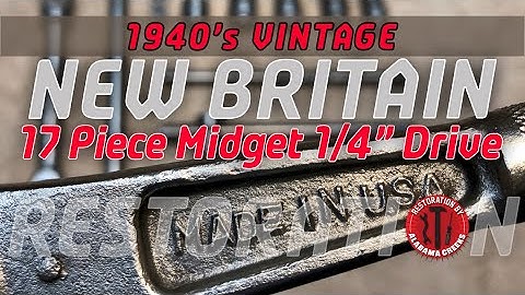 New Britain Socket Set Restoration