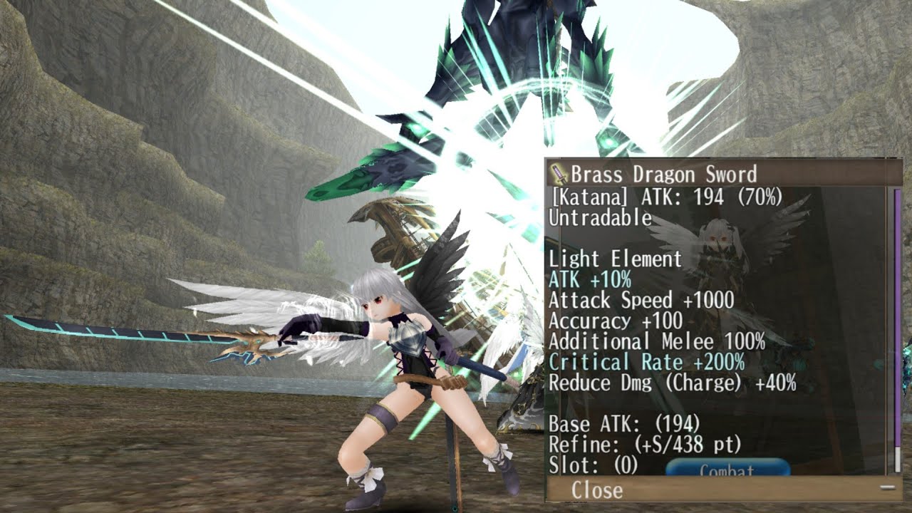 New!!! Brass Dragon Sword Katana Toram Online YouTube