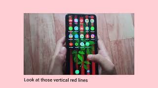 How to fix vertical red lines on mobile screen || problem solved 🤩💯 screenshot 1
