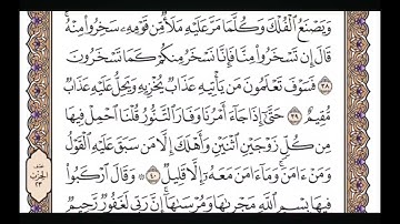 الآية 38 إلى 41 سورة هود - الشيخ ياسر الدوسري -