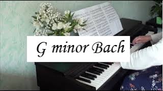 G Minor Bachpiano Arranged By Luo Ni