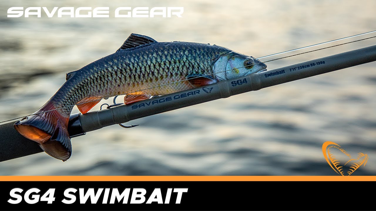 Canne SG4 Swimbait Specialist Savage Gear (tutoriel : comment bien pêcher swimbait)