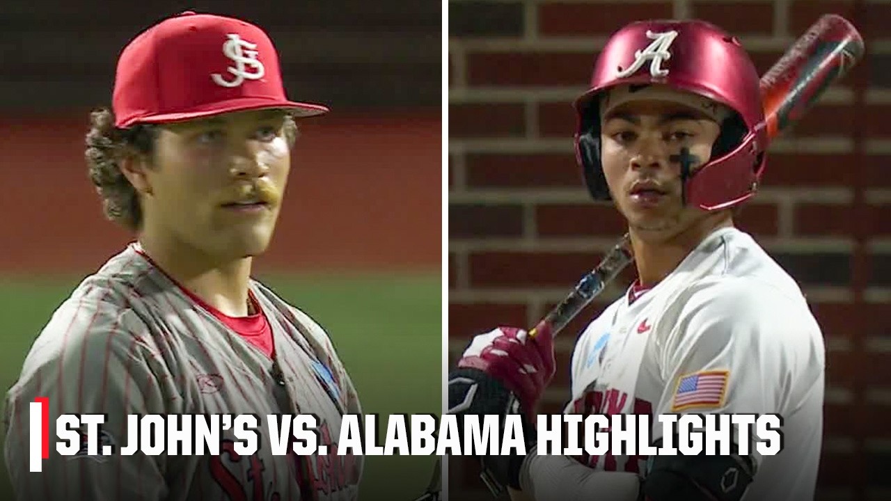 St. John's Red Storm vs. Alabama Crimson Tide | Super Regional Highlights | ESPN College Baseball