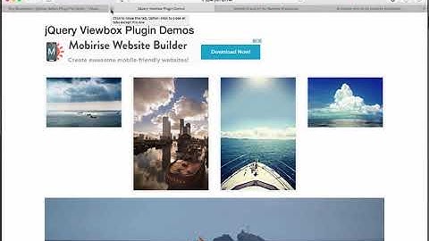 Creating Interactive image gallery pages using Dreamweaver 2017