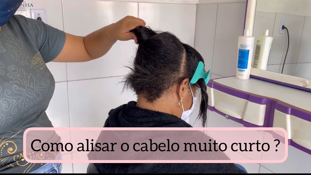 PROGRESSIVA EM UM CABELO GROSSO E CURTO - COMO PEGAR BEM A RAIZ GROSSA