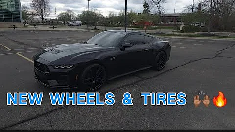 2024 Mustang Gt Wheels & Tire Set Up / With Revs 🔥 #s650 #Michelin