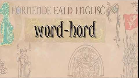 Old English word-hord — Vocabulary