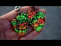 Calavera Skull Earrings Polymer Clay Tutorial