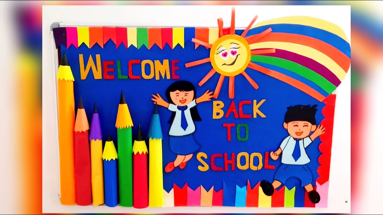 Welcome back to school bulletin board ideas /Welcome back school ...