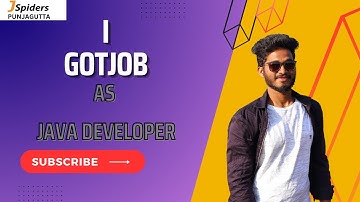 Student Placement Journey as a Java Developer |  JSpiders | Hyderabad Punjagutta