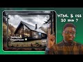 Challenge : 30 min pour coder cette template en HTML & CSS ?