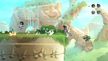 Brawlhalla 2v2   Petra and Wu Shang vs Kaya and Jhala