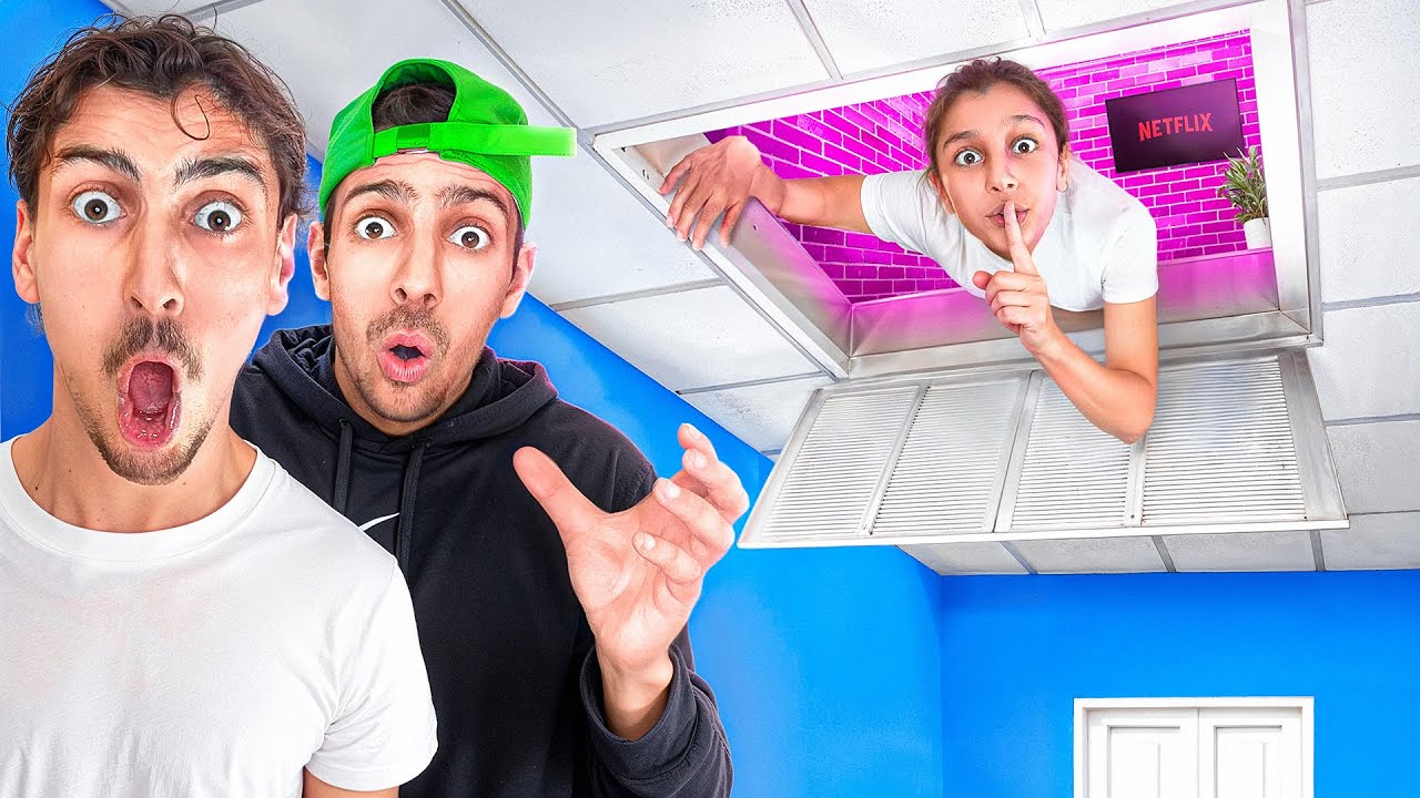 MYRIAM A CONSTRUIT UNE PIÈCE SECRÈTE DANS LA MAISON 😳 ( Court métrage )