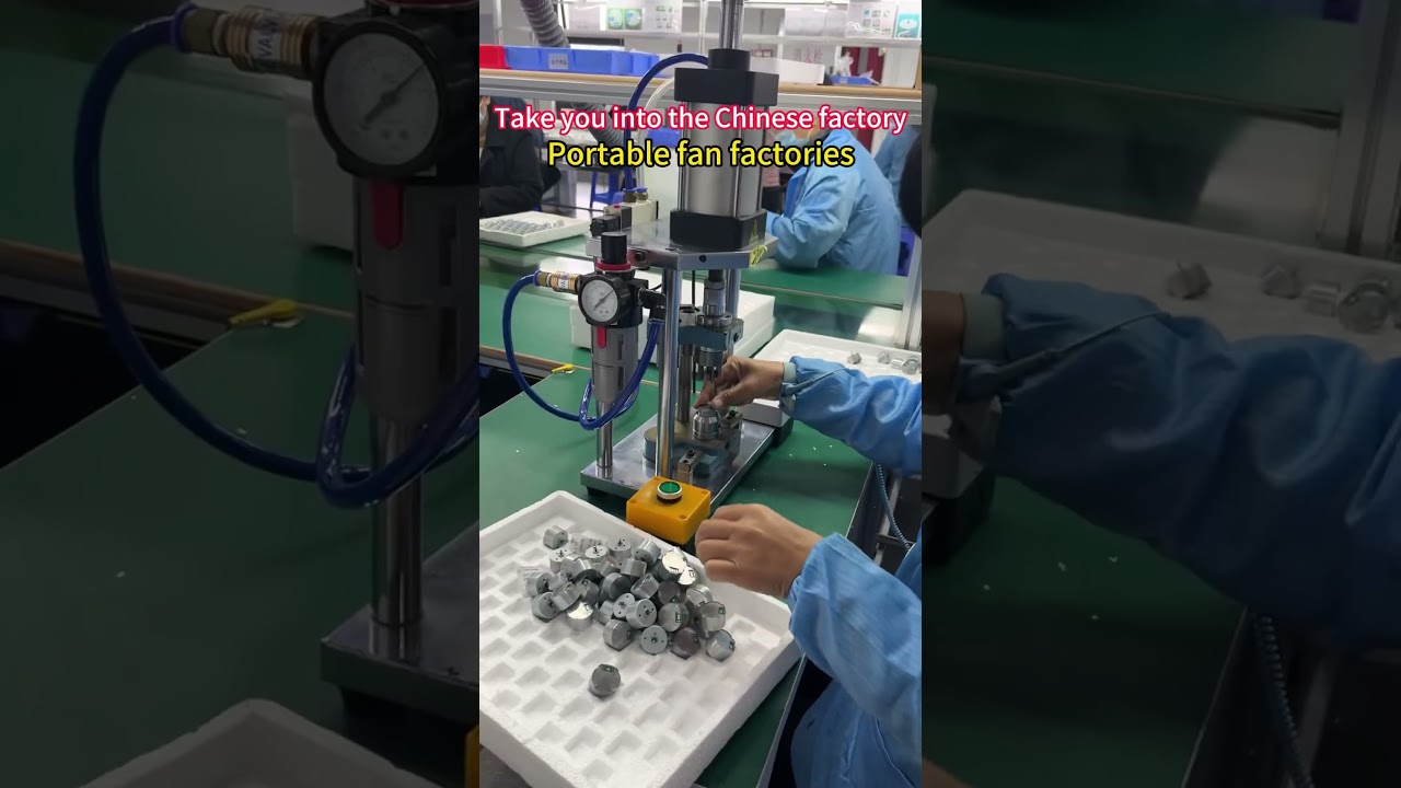 Take you into the local automated portable fan factory
