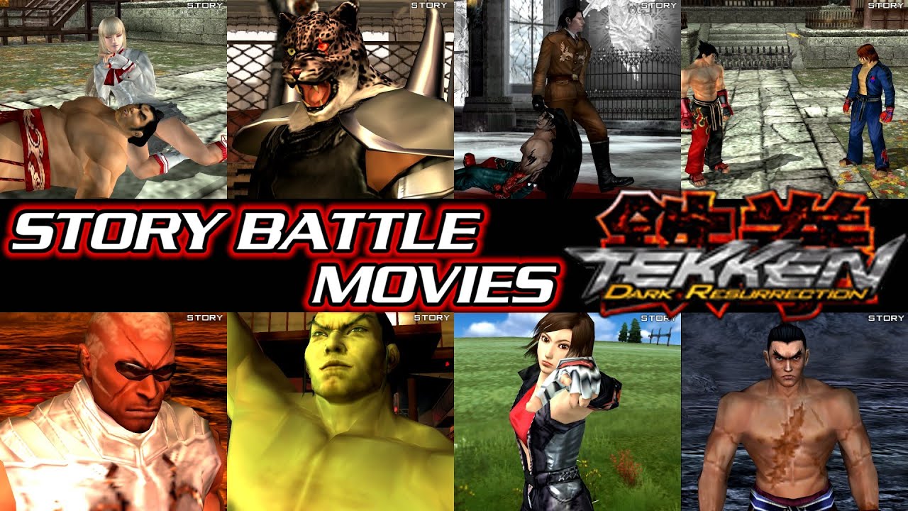 TEKKEN DARK RESURRECTION STORY BATTLE Movies :【1080p 60fps】