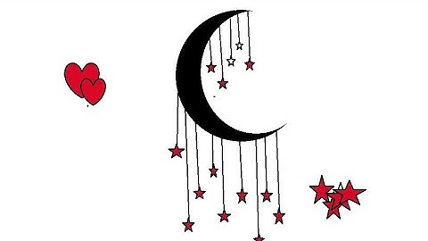 How to draw moon || #mspaint #short video || ms paint in computer in painting #moon #drawing