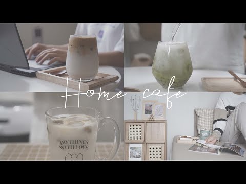 Home Cafe VLOG | Tận hưởng mùa hè tại nhà | 홈카페 | 4K video | ASMR