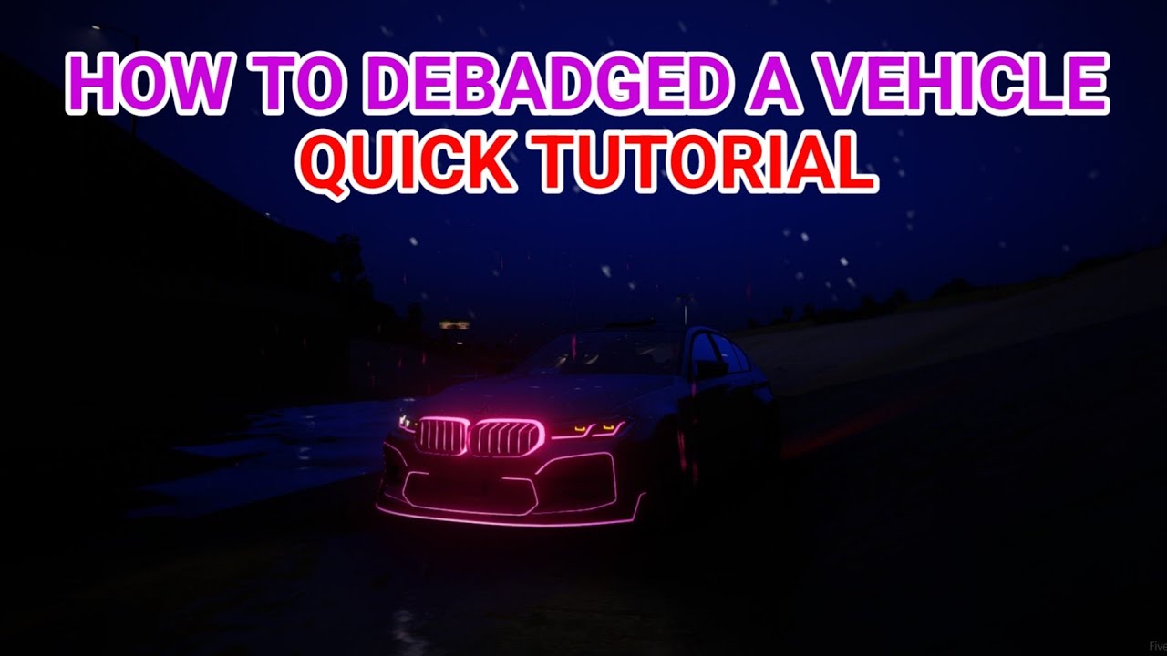 how-to-debadged-a-vehicles-how-to-add-object-to-vehicles-how-to