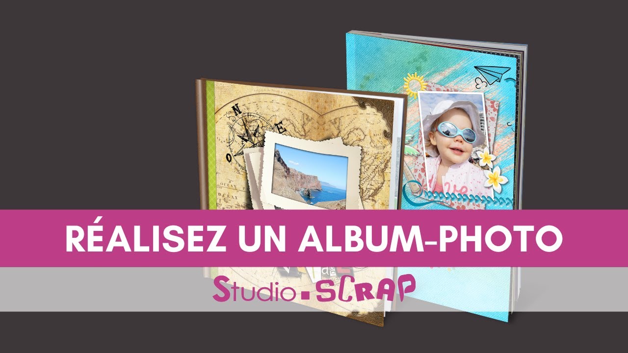 Image D'album Photo Noel Pour Mettre En Page De Garde Tutoriel : réalisez un album photo complet - YouTube