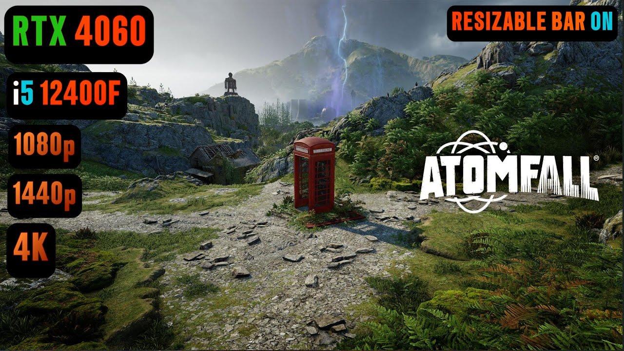 Atomfall RTX 4060 FPS TEST | RTX 4060 & i5 12400F Benchmark 1080p/1440p/4K