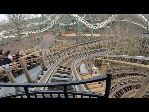 Efteling - Joris en de draak Racing -  Woodencoaster GCI (ONRIDE)