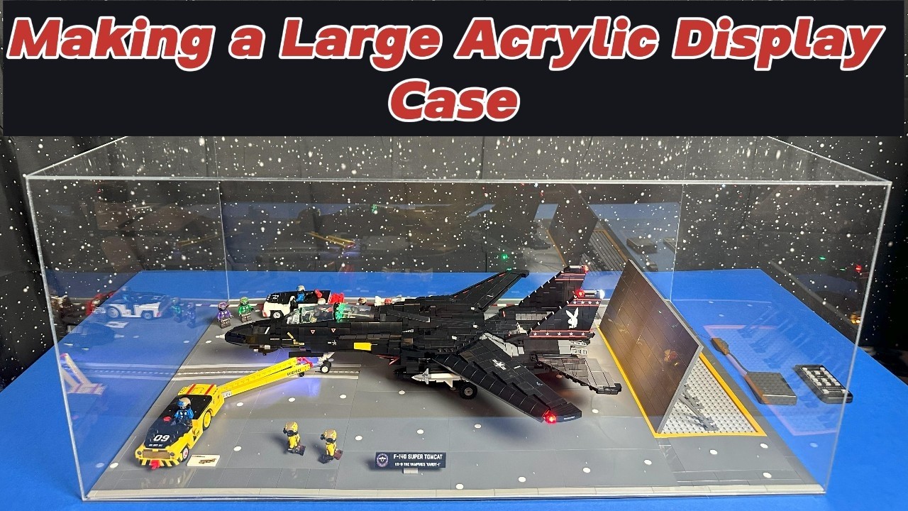 Making a large Acrylic Display Case - YouTube