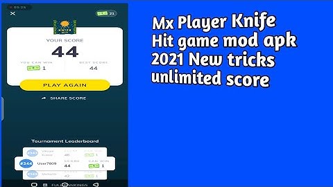 Knife Hit game mod apk 2021 unlimited score