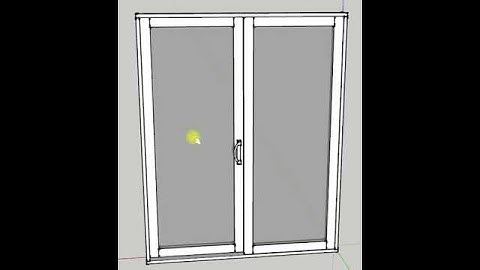 sketchup sliding window