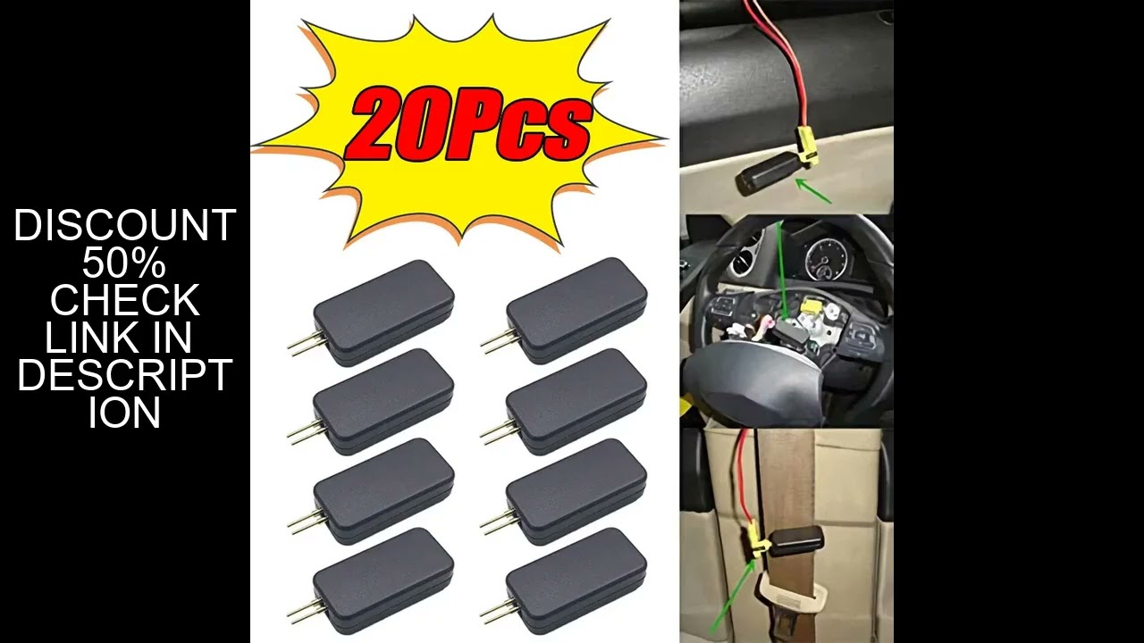 1-20Pcs Universal Car SRS Airbag Simulator Emulator Resistor Bypass Fault Finding Diagnostic Tool Ai