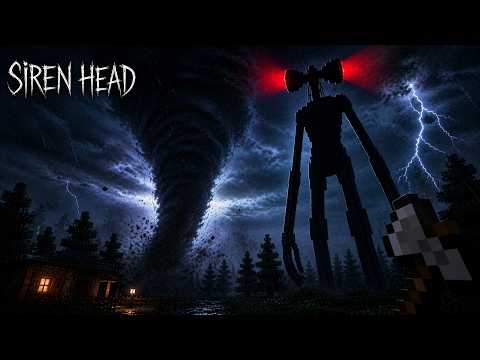 I Entered Tornado Alley...Then I Heard It. | Minecraft Siren Head