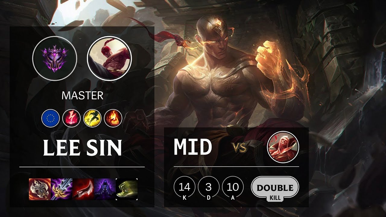 Lee Sin Mid vs Vladimir - EUW Master Patch 10.12