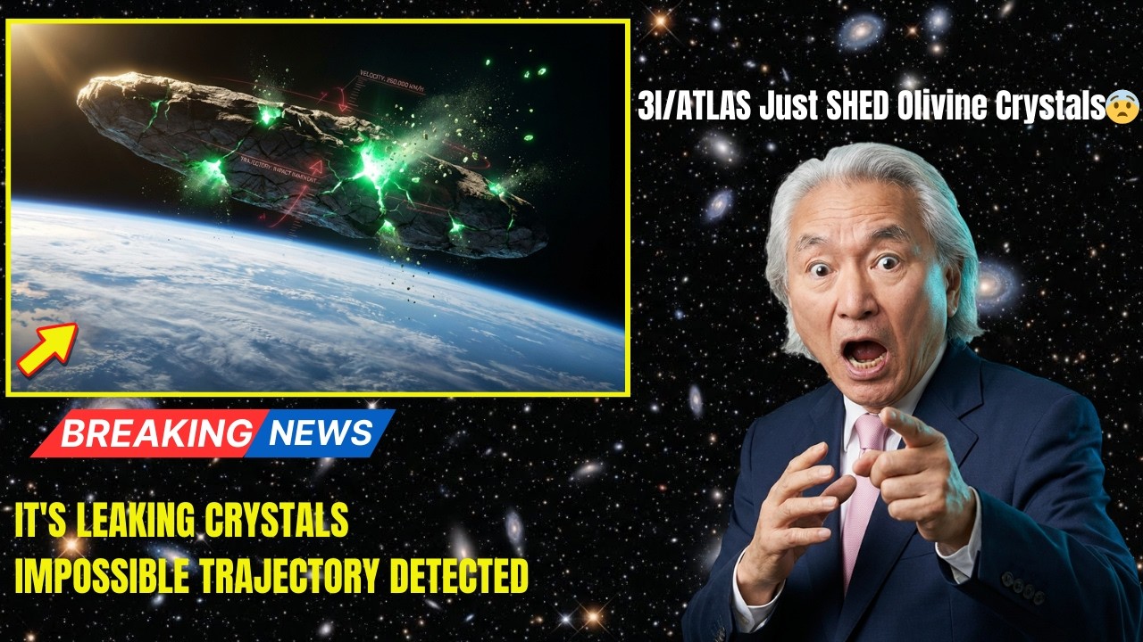 3I/ATLAS Just SHED Olivine Crystals — Green Gemstone Mineral From Earth's Mantle Found | Michio Kaku