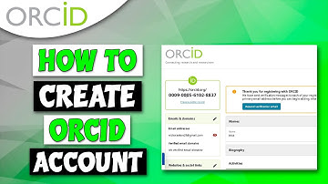 How To Create Orcid Account | How To Get Orcid Id | Orcid Number