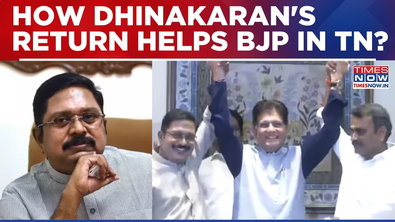 TTV Dhinakaran Re-joins NDA, These 6 Factors Explain How It Boosts BJP Ahead Of Tamil Nadu Polls?