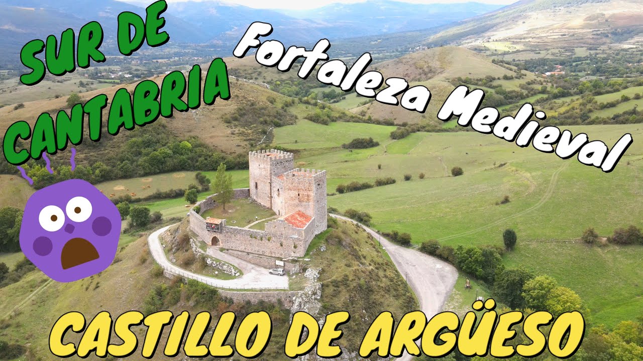 CASTILLO DE SAN VICENTE DE ARGÜESO – CANTABRIA 4K – Fortaleza Medieval en el Sur de Cantabria